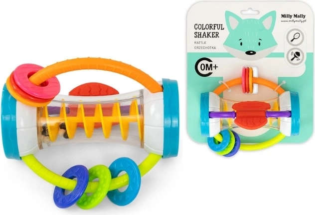 Sonaglio e massaggiagengive Milly Mally Colorful shaker