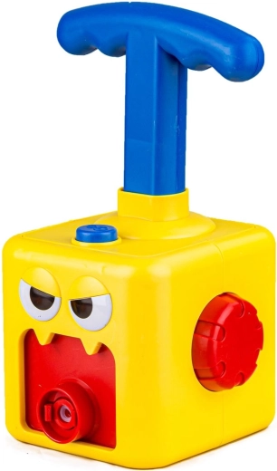 Design giocoso “mostro giallo”