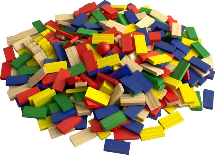 800 pezzi colorati per costruzioni senza fine