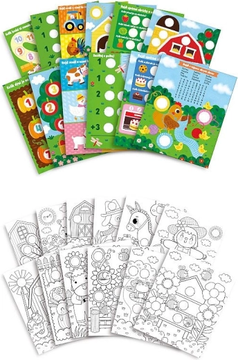 Attività educative e disegni da colorare in uno