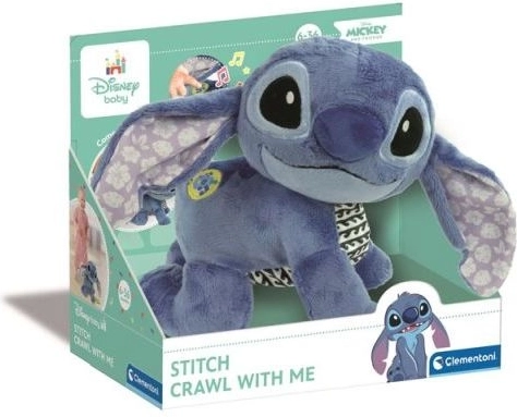 Peluche interattivo gattonante Stitch Clementoni Baby