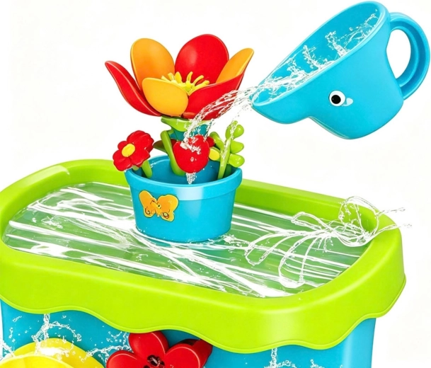Gioco con acqua e sabbia