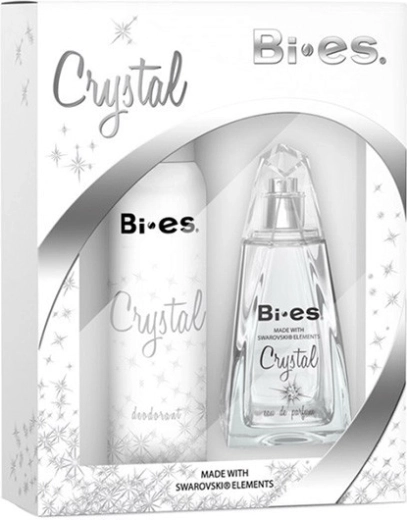 Cofanetto regalo donna BI-ES Crystal – eau de parfum 100 ml + deodorante 150 ml