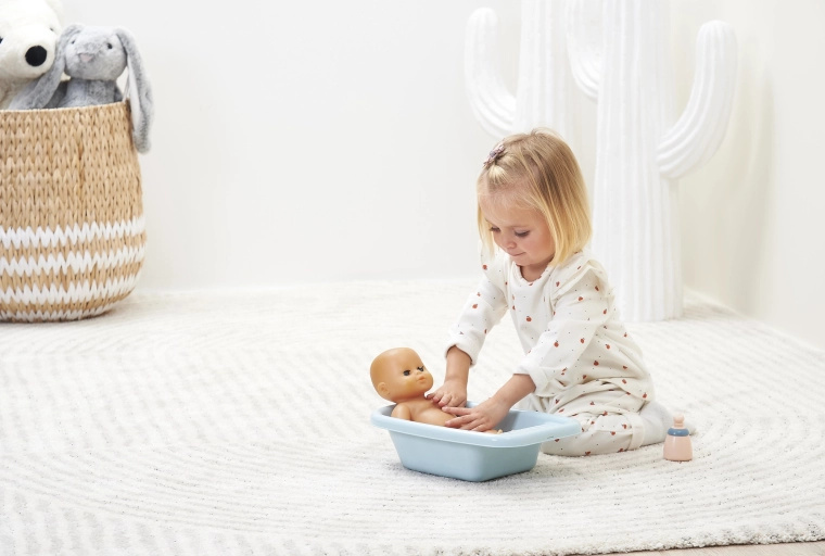 Vaschetta compatta per rituali di bagnetto