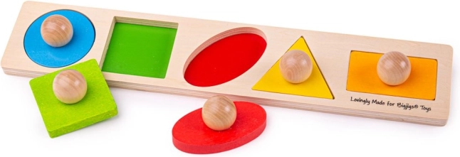 Puzzle in legno a incastro Bigjigs Baby