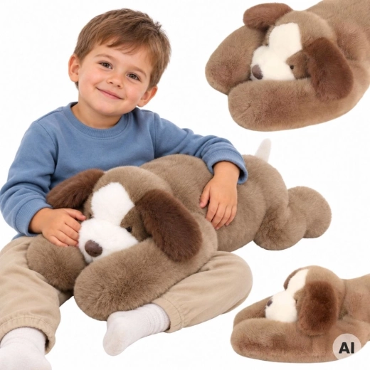 Cane peluche sensoriale zavorrato WOOPIE 1,5 kg
