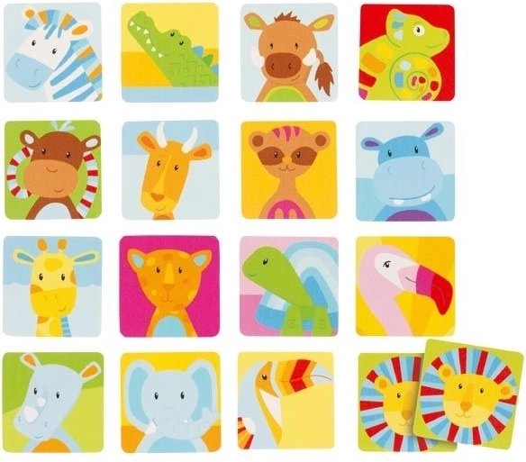 Goki Pexeso Safari in Legno