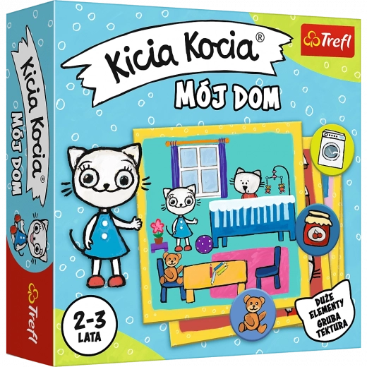 Gioco di carte Gatto Kicia La mia casa per bambini