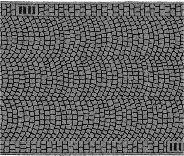 Pellicola stradale con motivo Ciottoli 100x6,6 cm