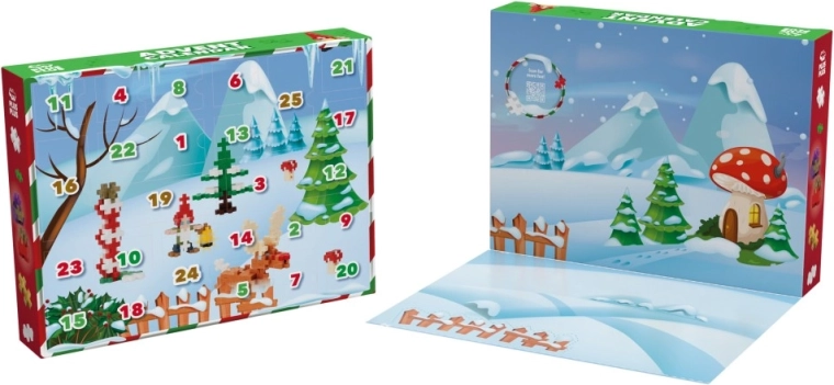 Calendario dell’Avvento Plus-Plus (600 pezzi)
