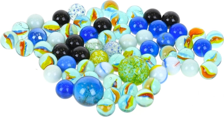 Collezione variopinta per gioco e collezione