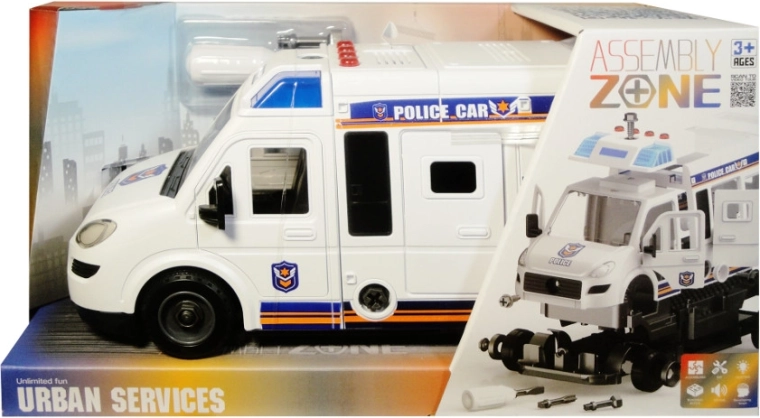 Furgone della polizia da montare con luce e suono