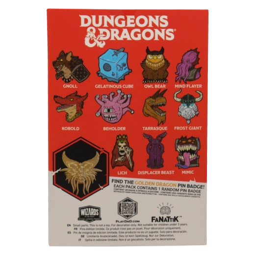 Spilla da collezione casuale con mostri iconici