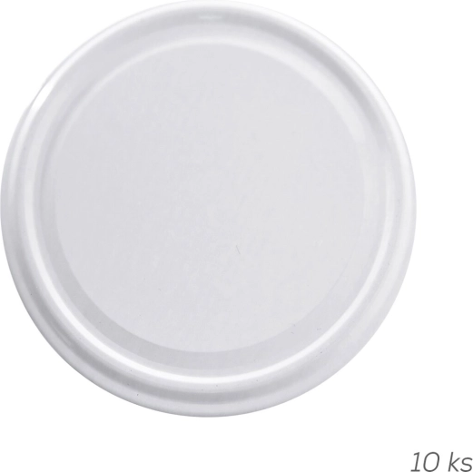 Coperchio metallico TO 82 bianco 10 pz