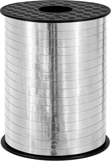 Nastro decorativo metallizzato argento 458 m