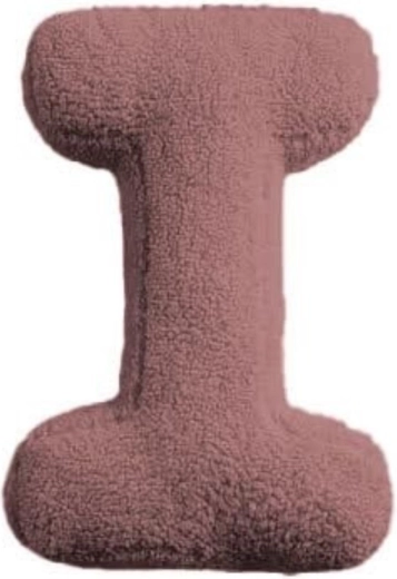 Lettera peluche Mealini I rosa - 1 pezzo