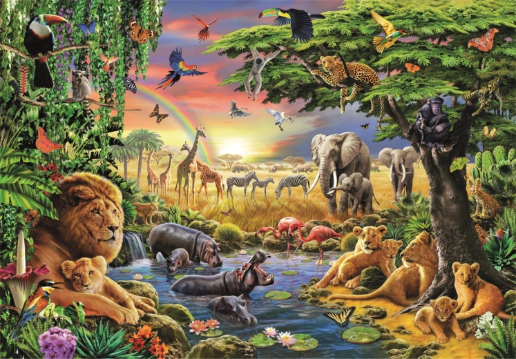 Puzzle Incontro Africano 2000 pezzi