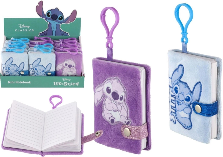 Mini taccuino in peluche Lilo & Stitch - 1 pezzo