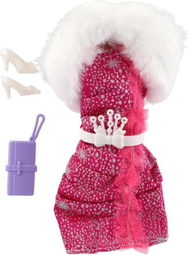 Abito elegante con morbido colletto