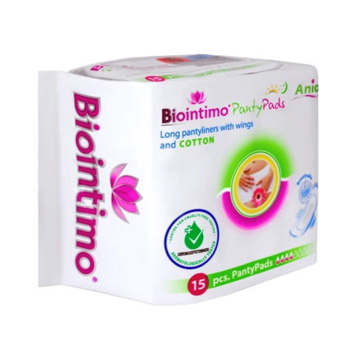 Biointimo Anion salvaslip intimi da donna per tutti i giorni con ali