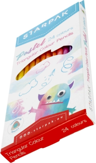 24 delicate tonalità pastello