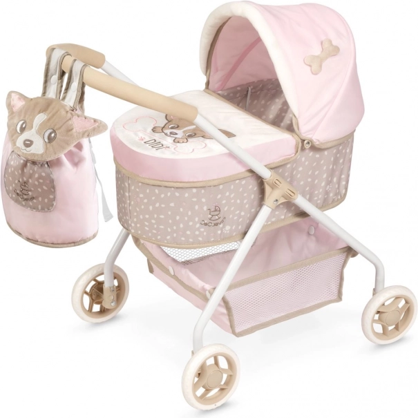 Il mio primo passeggino per bambole con zainetto Didi 56 cm