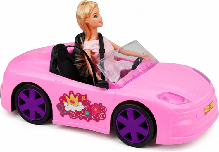 Cabriolet rosa per piccole guidatrici