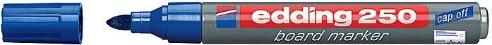 Pennarello per lavagne bianche blu Edding 250
