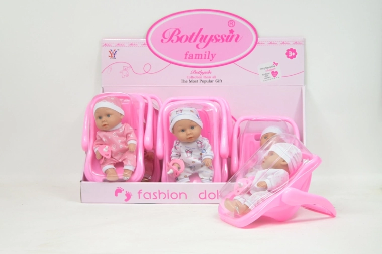 Mini figurine di neonati nel marsupio (6 pz)