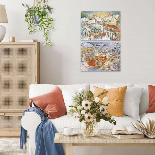 L’immagine finita come decorazione invernale