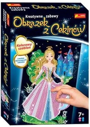 Quadro di paillettes principessa