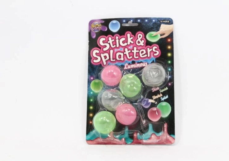Pallina antistress da schiacciare (confezione da 6 pz)