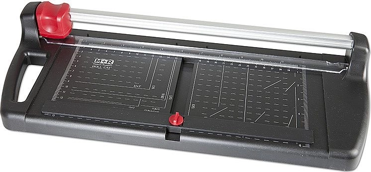 Taglierina rotativa M+R A4, plastica, nera