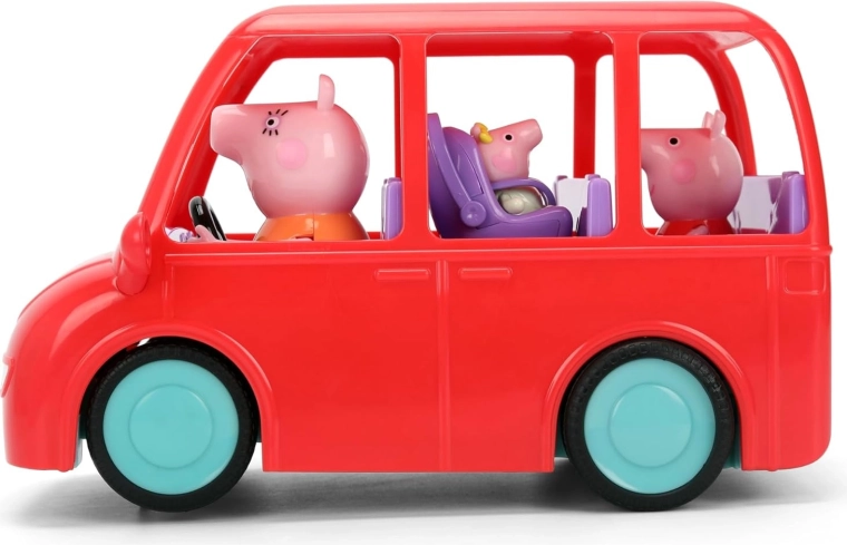 Auto familiare con i personaggi di Peppa Pig