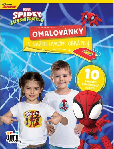 Libro da colorare con trasferibili termoadesivi Spidey