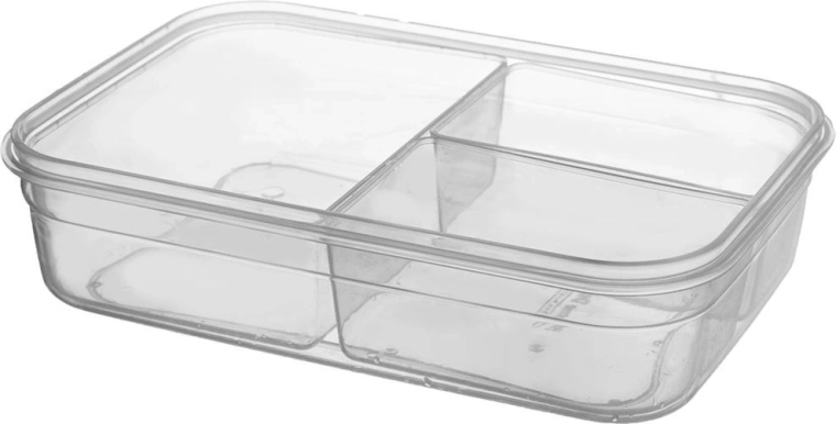 Tre scomparti rimovibili per ordine e freschezza