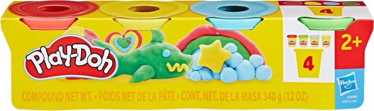 Play-Doh set di paste da modellare 4×85 g