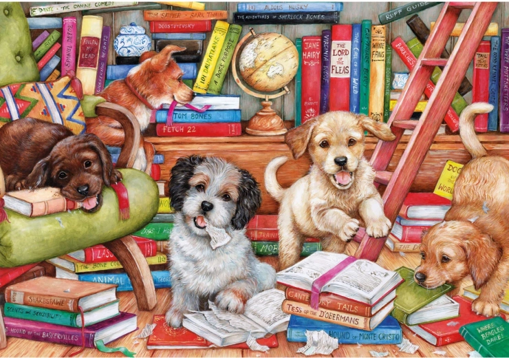 Puzzle Storie di cani 1000 pezzi GIBSONS