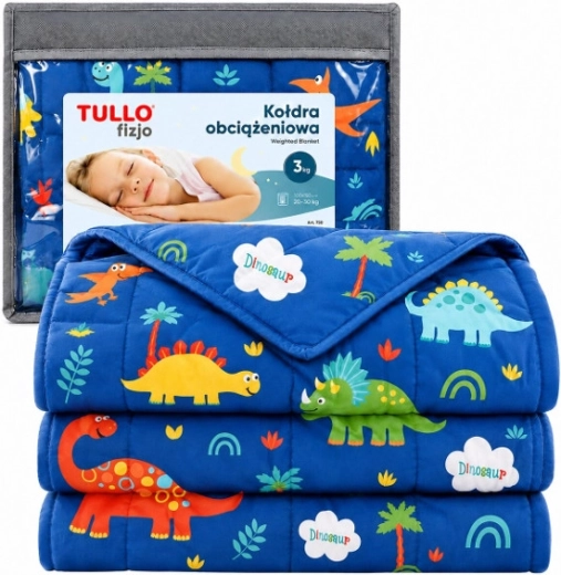Coperta sensoriale zavorrata Tullo 4 kg blu - 1 pezzo