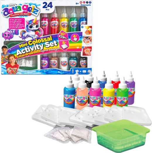 Set creativo Aqua Gelz Mini Colossal per creare figure in gel