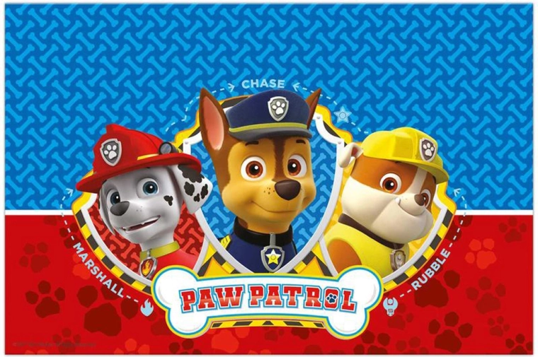 Tovaglia plastificata per bambini Paw Patrol 120 × 180 cm