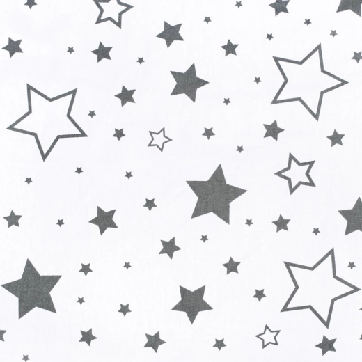 Delicato motivo di stelle grigie