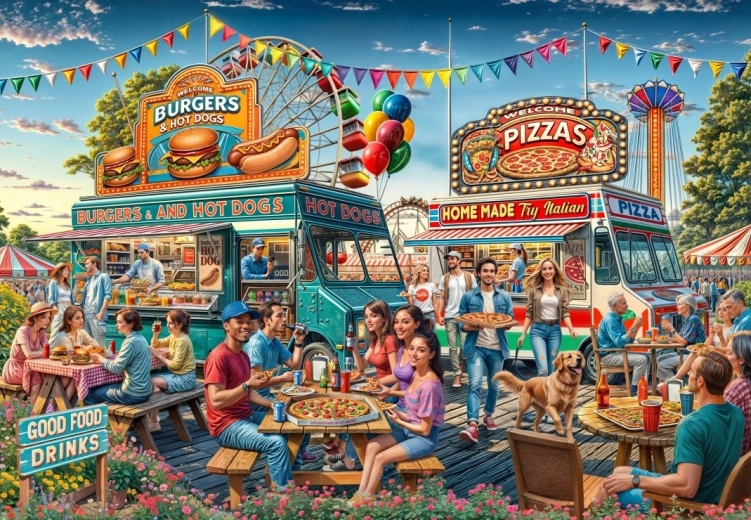 Puzzle Chiosco Mobile 1000 pezzi BLUEBIRD