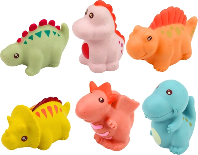 Set di 6 adorabili dinosauri