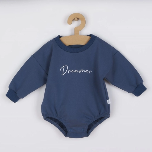 Body baggy in felpa per neonati Koala Dreamer blu