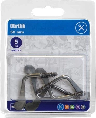 Chiusura girevole 50 mm lucida (5 pz)