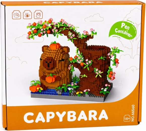Confezione regalo e motivo della capibara accattivante