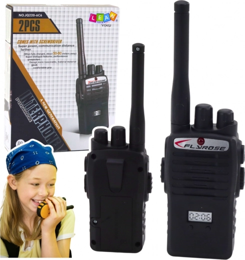 Set Walkie Talkie per bambini con portata di 50-60 m