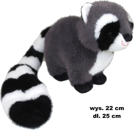 Procione di peluche 25 cm
