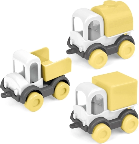 Wader Kid Cars Trio mattino soleggiato – set di 3 macchinine (10 cm)